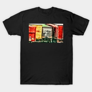 Arty trucks on the docks T-Shirt